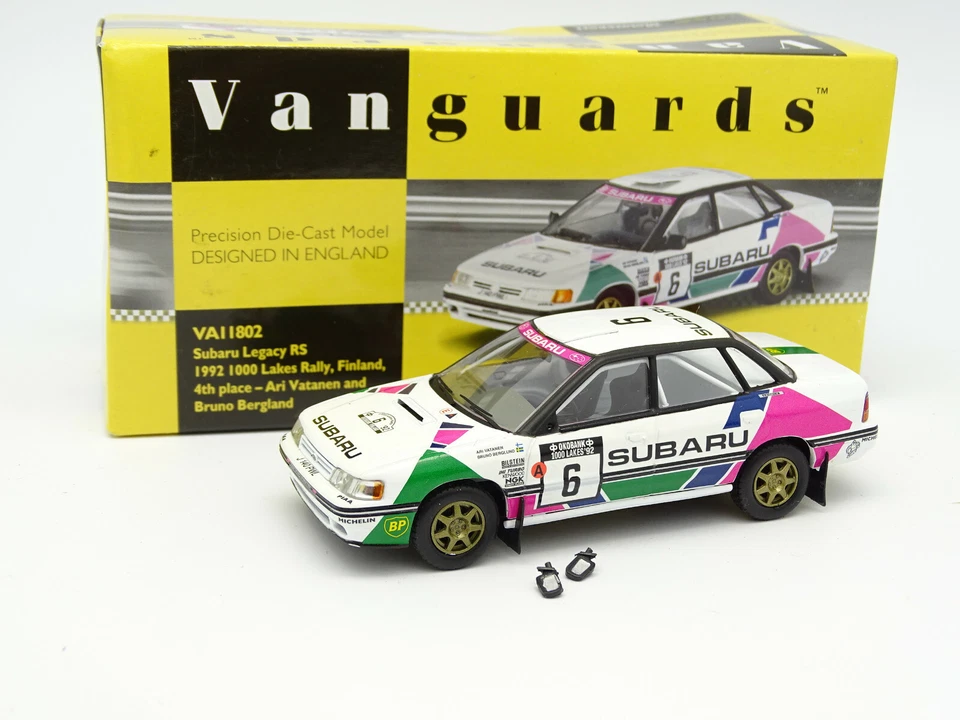 Vanguards 1/43 - Subaru Legacy RS 1000 Lakes Rally Finland 1992 Vatanen - Immagine 1 di 1