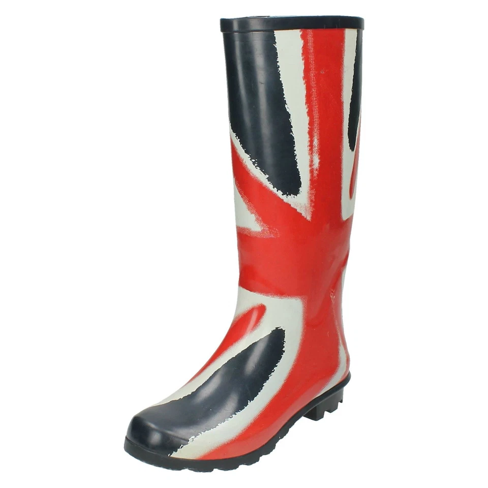 Botas Wellington Spot On Union Flag para dama Foto 1 de 1