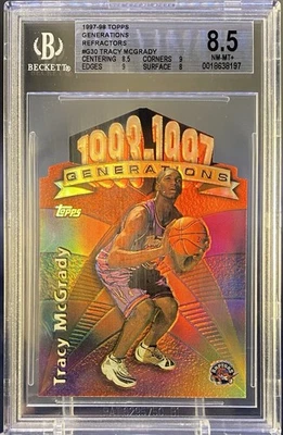 Topps Generations Tracy McGrady 1997 #G30 refractor BGS 8,5 casi nuevo-como nuevo+ Foto 1 de 2