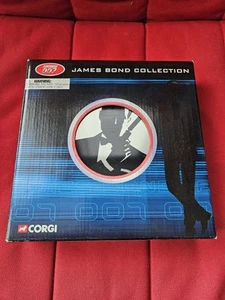 CORGI James Bond 007 Film Canister 4 PC Car Gift Set Collection 1/64. New - Picture 1 of 4