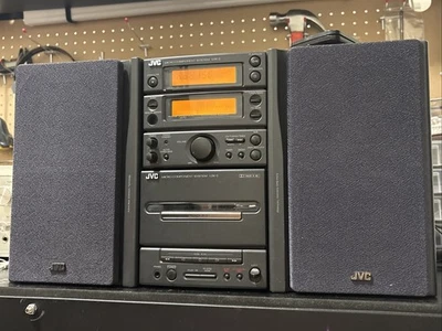 Микрокомпонентная система HI-FI JVC UX-1 CD тюнер ленты Aux протестирована с проблемами - Изображение 1 из 4