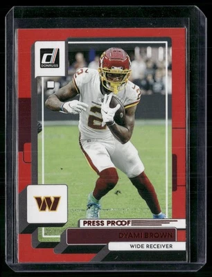 2022 Donruss #178 Dyami Brown Red Press Proof - Image 1 of 2