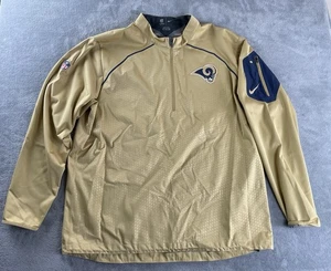 Nike NFL On Field Apparel 1/4 Zip Pullover Los Angeles Rams Gr. Herren 2XL *Schnitte* - Bild 1 von 15