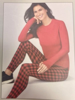 Conjunto de pijama para mujer Cuddl Duds capa base clásico búfalo a cuadros talla M invierno Foto 1 de 4