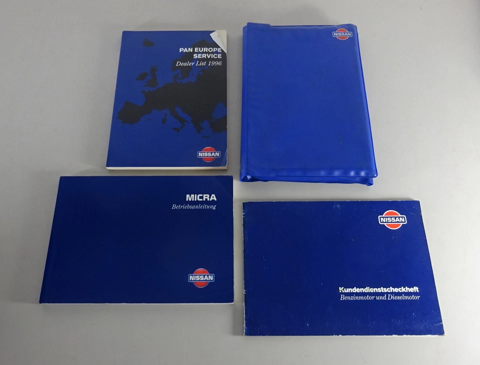 Cartella + Manuale Di Istruzioni Nissan Micra K 11 Stand 11/1996 - Immagine 1 di 1