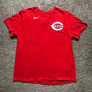 Nike Cincinnati Reds Nick Castellanos Mens XL T-Shirt MLB Baseball - Picture 1 of 9