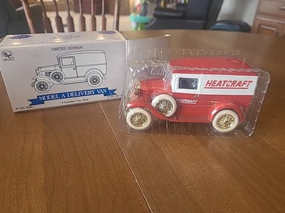 Limited Edition Model A Delivery Van Heatcraft Lockable Bank1:25 Scale - Image 1 of 4