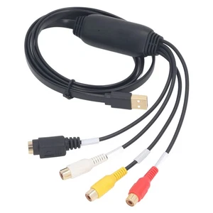 Carte De Capture Vidéo USB Vers S Video Converter Adapter Carte De CapturFR - Zdjęcie 1 z 12