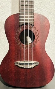 🔥Ukulele Soprano 4-String Beautiful Mahogany Body Acoustic Electric 🔥 - Picture 1 of 10