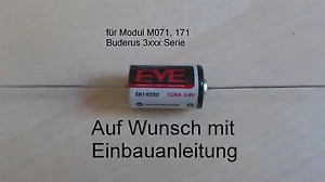 BUDERUS 3... Ersatz Batterie Ersatzbatterie M071 M171 - Bild 1 von 1