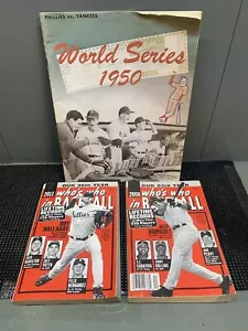 1950 World Series Program Yankees Reprint Plus 2008/2011 Whos Who in Baseball - Picture 1 of 7