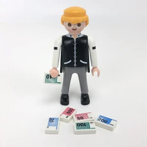Playmobil 4398 Western City Bank Teller & Money Set Bills $ 10 20 50 100 200 500 - Picture 1 of 12