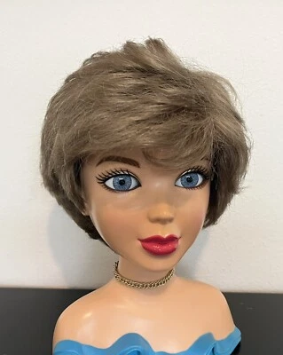 Louis Ferre Original - Ash Blonde/Light Brown Short High Quality Wig - Image 1 of 4