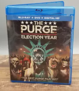 The Purge: Election Year (Blu-ray + DVD, 2016) Horror Elizabeth Mitchell - Picture 1 of 3