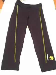 C2 By Janeware Black Crop Yoga Performance Workout Capri Leggings Pants M New - Picture 1 of 9