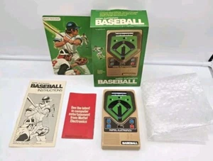 Vintage 1978 Mattel Electronics Baseball Game - Mint Console Box Instructions - Picture 1 of 13