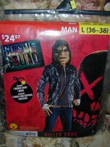 HALLOWEEN COSTUME:Suicide Squad Killer Croc Crocodile Alligator L 36-38 Cosplay - Picture 1 of 5