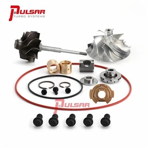 05-07 Ford 6.0 Powerstroke GT3782VA Turbo Rebuild Kit UPGRADE TURBINE Wheel - Foto 1 di 13