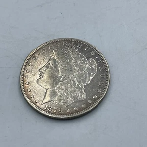Moneda de 1 dólar Morgan 1879 S XF EF extremadamente fina 90 % plata coleccionable - Imagen 1 de 5