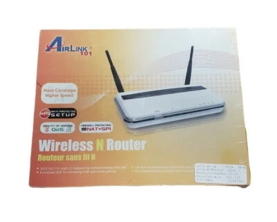 Airlink AR670W 300 Mbps 4-Port 10/100 Wireless N Router Firewall WiFi Protection - Image 1 of 4