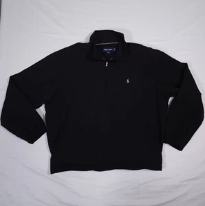 Polo Golf Ralph Lauren Herren XL 1/2 Zip Jacke Schwarz Microfleece - Bild 1 von 8