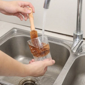 2 Pcs Cleaning Brush Bottle Cleaner Brushes Internal Glass Water - Picture 1 of 12