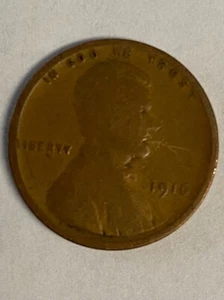 1916 Lincoln Wheat 1 Cent Penny schöne Münze  - Bild 1 von 2