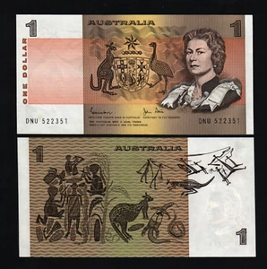 Australia 1 DOLLAR P-42 ND 1983 QUEEN Elizabeth II UNC Australian Kangaroos NOTE - Picture 1 of 3