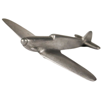 Supermarine Spitfire Tisch Modell Alu WW2 Vintage British Aircraft 30er 40er • 129€