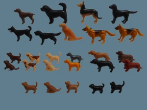 Playmobil Hunde Hund Auswahl uvm. Dackel Schäferhund Bernhardiner Dogge Welpen - Bild 1 von 36