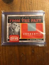 2010 reggie jackson panini century collection blast from the past material /250