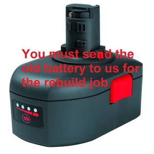 Rebuild service for Ingersoll Rand BL192 IQv 19.2V 19.2-Volt Li Ion Battery 5AH - Picture 1 of 1