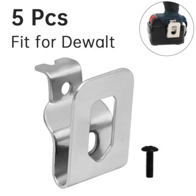 5pcs Electric Drill Belt Clip Replacement Hooks Clips Holder Fit for Dewalt tool - Image 1 of 4