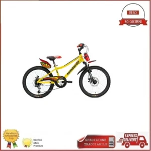 Bicicletta Mtb Lombardo 20 Brera Cambio 7v Freni Disco Bici Bambino Bicicletta - Foto 1 di 1