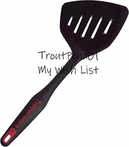 Tupperware Utensil Chef Series Pro Black Cooking Large Spatula Pancake Lifter - Picture 1 of 2
