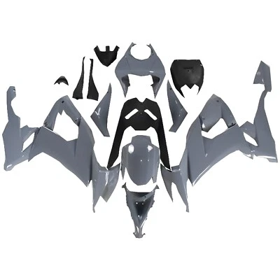 Kit de carenado gris cemento para Kawasaki Ninja ZX10R 2008 09 2010 carrocería de inyección Foto 1 de 4