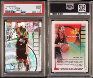 1999-00 Topps Highlight Reels Allen Iverson #HR6 HOF PSA 9 - POP 10 Five Higher - Picture 1 of 1