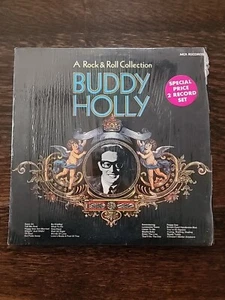 Buddy Holly A Rock and Roll Collection 2LP Near Mint VINYL TOP COPY SHRINKWRAP - Picture 1 of 12