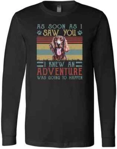 Funny Dog Mom Dad Irish Setter Gift For Dog Lover Owner Momma T-Shirt - Picture 1 of 3