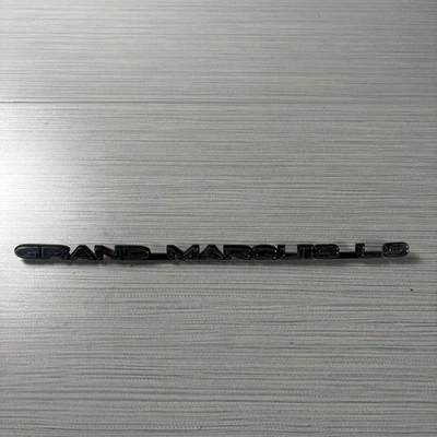 Placa de identificación de guardabarros emblema cromado Mercury Grand Marquis LS placa OEM Foto 1 de 4