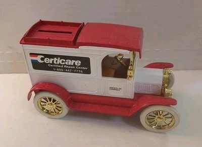 ERTL1913 FORD MODELT” VAN CERTICARE CERTIFIED REPAIR CTR.DIE-CAST COINBANKp - Image 1 of 4