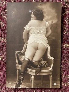 REAL PHOTO 3-1/2X5X1/2" VINTAGE NUDE CIRCA 1910-20s - Picture 1 of 1