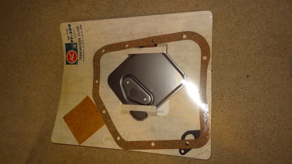 Filtro trans NOS GM #25010411 AC #PF-200. TF-232. Chevy 1976-84-1986. Buick Olds Foto 1 de 1