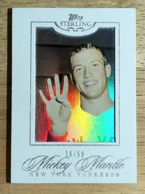 2006 Topps Sterling Framed White #24 Mickey Mantle - Image 1 of 2