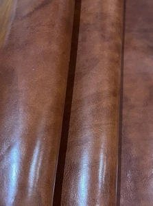 Veg Tanned Italian Nuova grenoble Leather CowHide 1.5-1.6mm 1.69m2 18.19sqf Ish - Picture 1 of 8