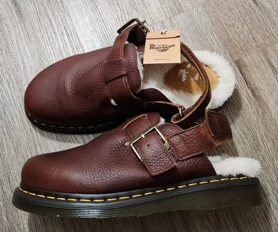 Dr Martens Jorge II Ambassador Cuero Forrado Piel M 8/Mujer 9 Anacardo Marrón Foto 1 de 4