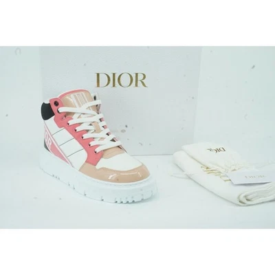 Christian Dior D Player Leather High Top Sneakers SZ 36 Trainer $2314 Basketball - Image 1 of 4