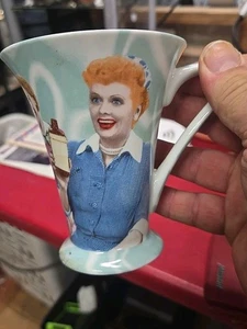 I LOVE LUCY Bone China Tea Coffee Cup Lucille Ball. Centric. 8oz. 4.5”. - Picture 1 of 3