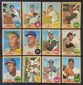 1968 Topps baseball card set lot (582/598 97% of set) w/ Stars, overall NM - Picture 1 of 15