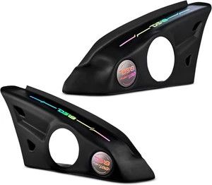 DS18 SLG-AR6V2 Polaris Slingshot Arm Rest Enclosures Pair w/RGB LED Fit 6.5" - Picture 1 of 9